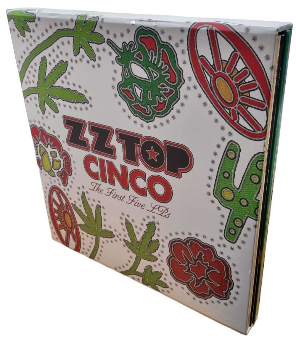 ZZ Top Cinco: The First Five LPs UK Vinyl Box Set ZZTVXCI798179