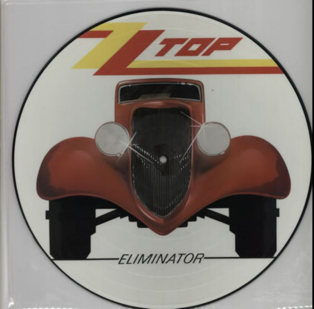 ZZ Top Eliminator UK picture disc LP (vinyl picture disc album) W3774P