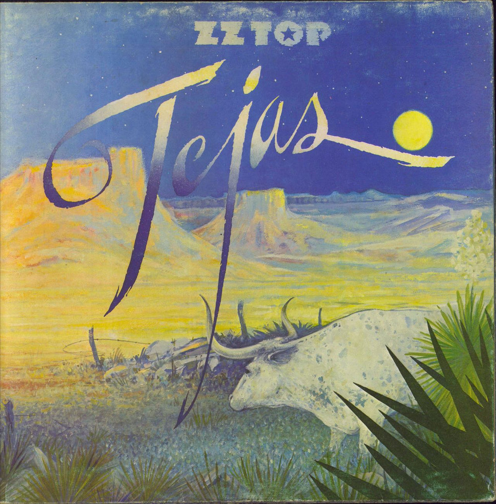 ZZ Top Tejas - VG Greek vinyl LP album (LP record) WB56605