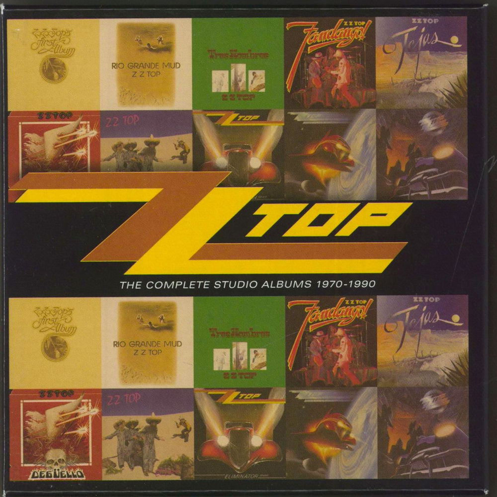 ZZ Top The Complete Studio Albums 1970-1990 UK CD Album Box Set 8122796519