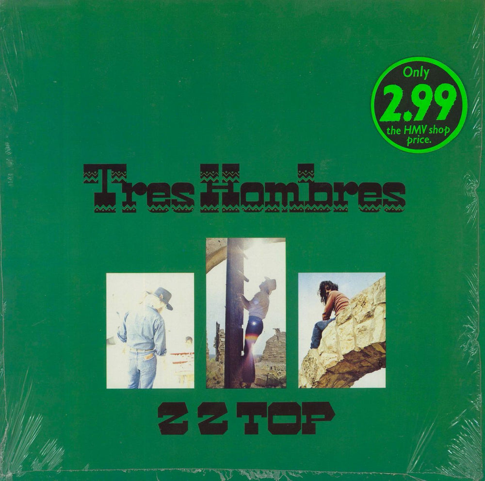 ZZ Top Tres Hombres - Shrink German vinyl LP album (LP record) WB56603